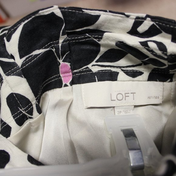 LOFT Floral Skirt Size 2P & LOFT Top Size Small - Picture 7 of 13